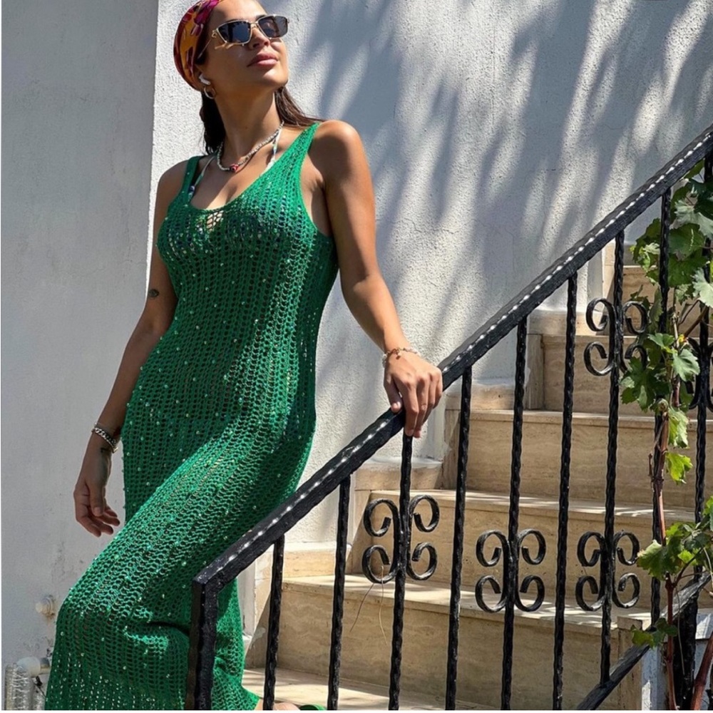 Zara beaded cover up